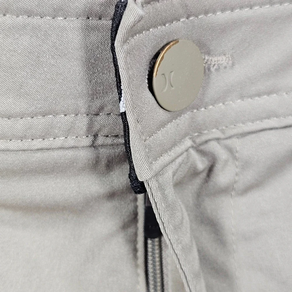 Hurley Jet Set Tech Pants Mens 36x30 Khaki & Black Performance Hiking 2-Pack